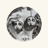 Tema e Variazioni no.354 Libra Wall Plate fornasetti tema e variazioni no 354 libra wall plate