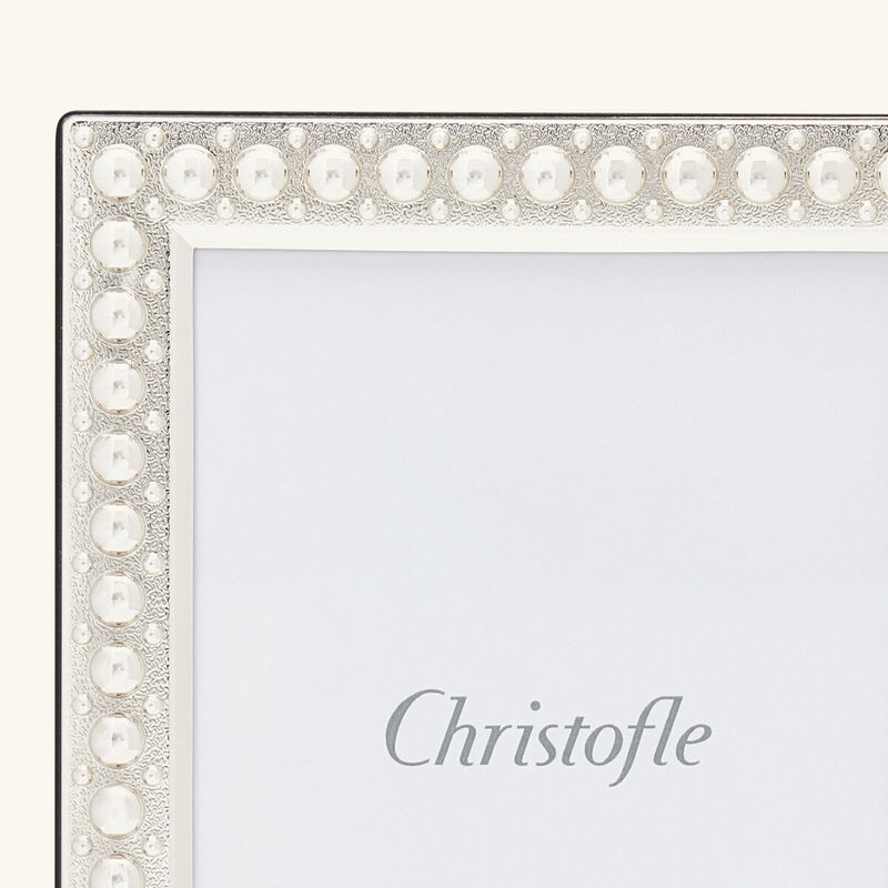 christofle perles picture frame silver 13x18cm