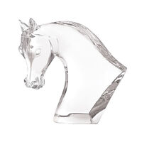 Crystal Horse Head Sculpture, small