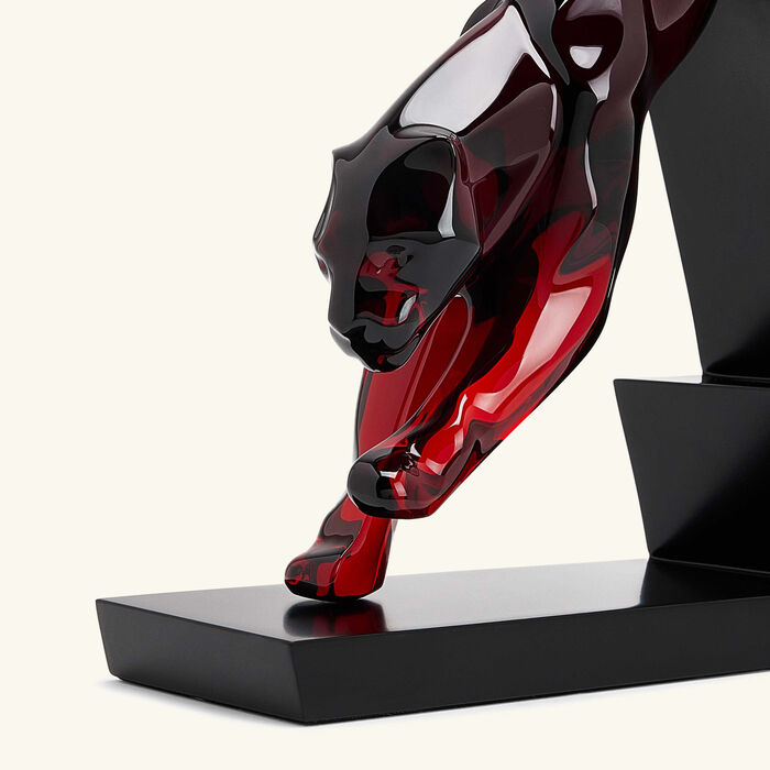baccarat panther the leap sculpture limited edition of 200