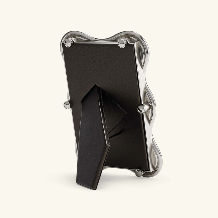 l objet ripple frame 10x15 cm platinum