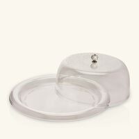 dimlaj thuluth serving platter with lid clear
