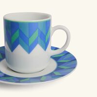 صلصال طقم بهجة المؤلف من 6 فناجين للإسبريسو