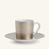 Divine Coffee Cup & Saucer Grey bernardaud divine coffee cup saucer grey