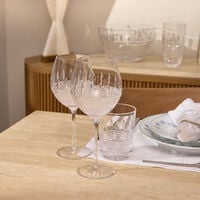 waterford mastercraft irish lace wine glasses set of 2