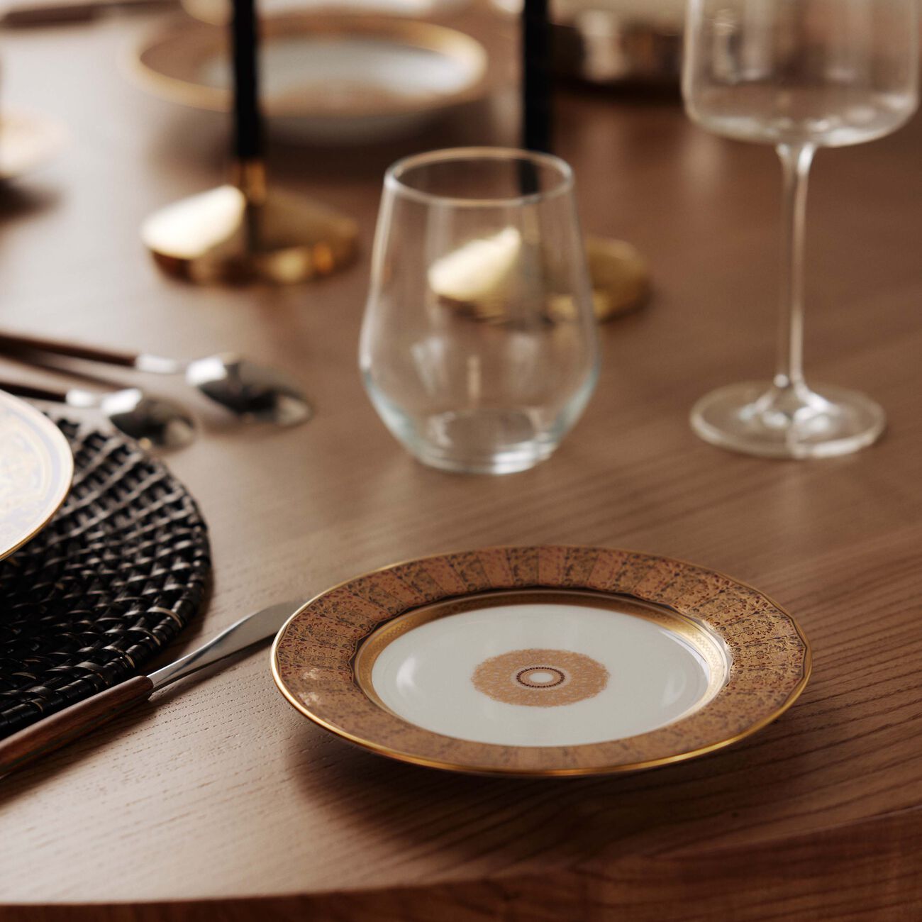 Eventail Bread & Butter Plate Round Gold 16cm bernardaud eventail bread butter plate round gold 16cm