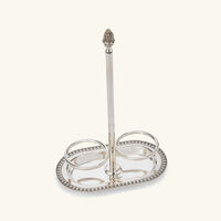 christofle malmaison oil   vinegar cruet silver plated