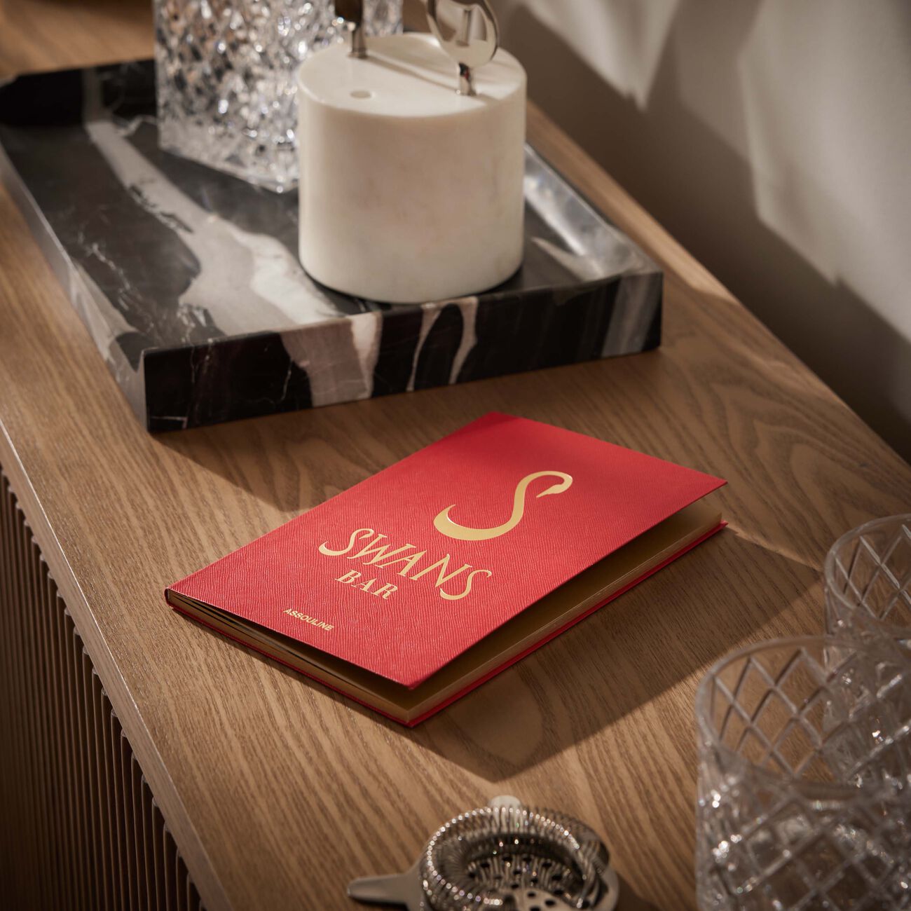 Swans Bar Book 20x13cm assouline swans bar book 20x13cm
