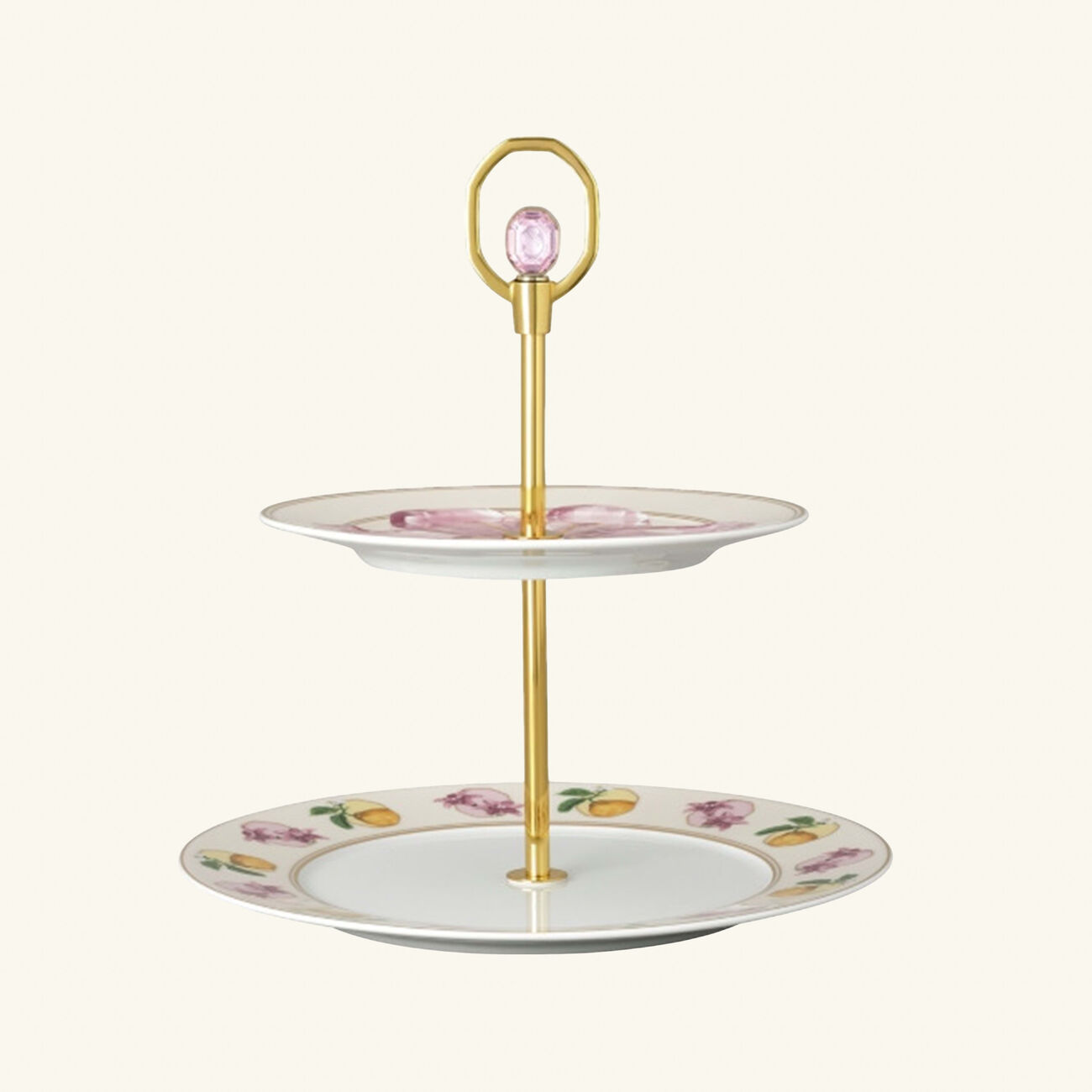 Idyllia 2 Tiers Cake Stand Marshmallow rosenthal idyllia 2 tiers cake stand marshmallow