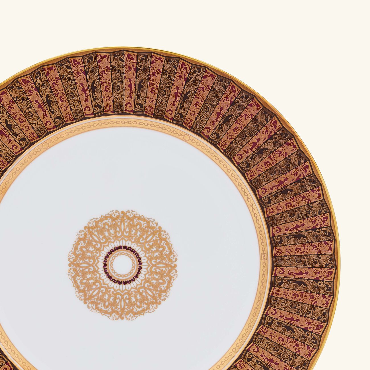 Eventail Dinner Plate Round Gold 26cm bernardaud eventail dinner plate round gold 26cm