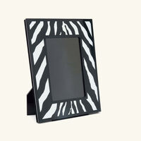 dolce gabbana casa zebra wooden picture frame black 17xx22cm