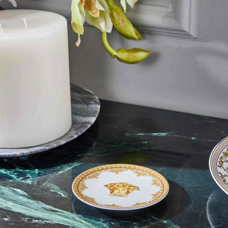 I Love Baroque Plate Round White 10cm versace i love baroque plate round white 10cm