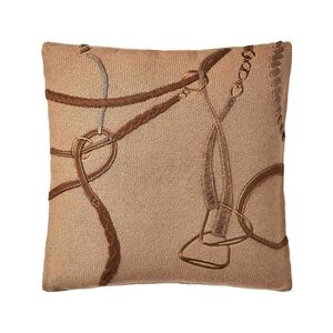 Equestrian Knit Throw Pillow, medium