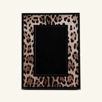 dolce gabbana casa leopard tray rectangular large brown
