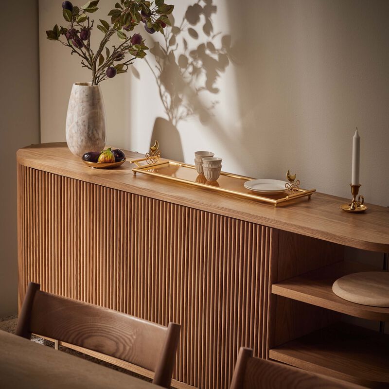 Extravaganza Serving Tray Rectangular Large Gold villari extravaganza serving tray rectangular large gold