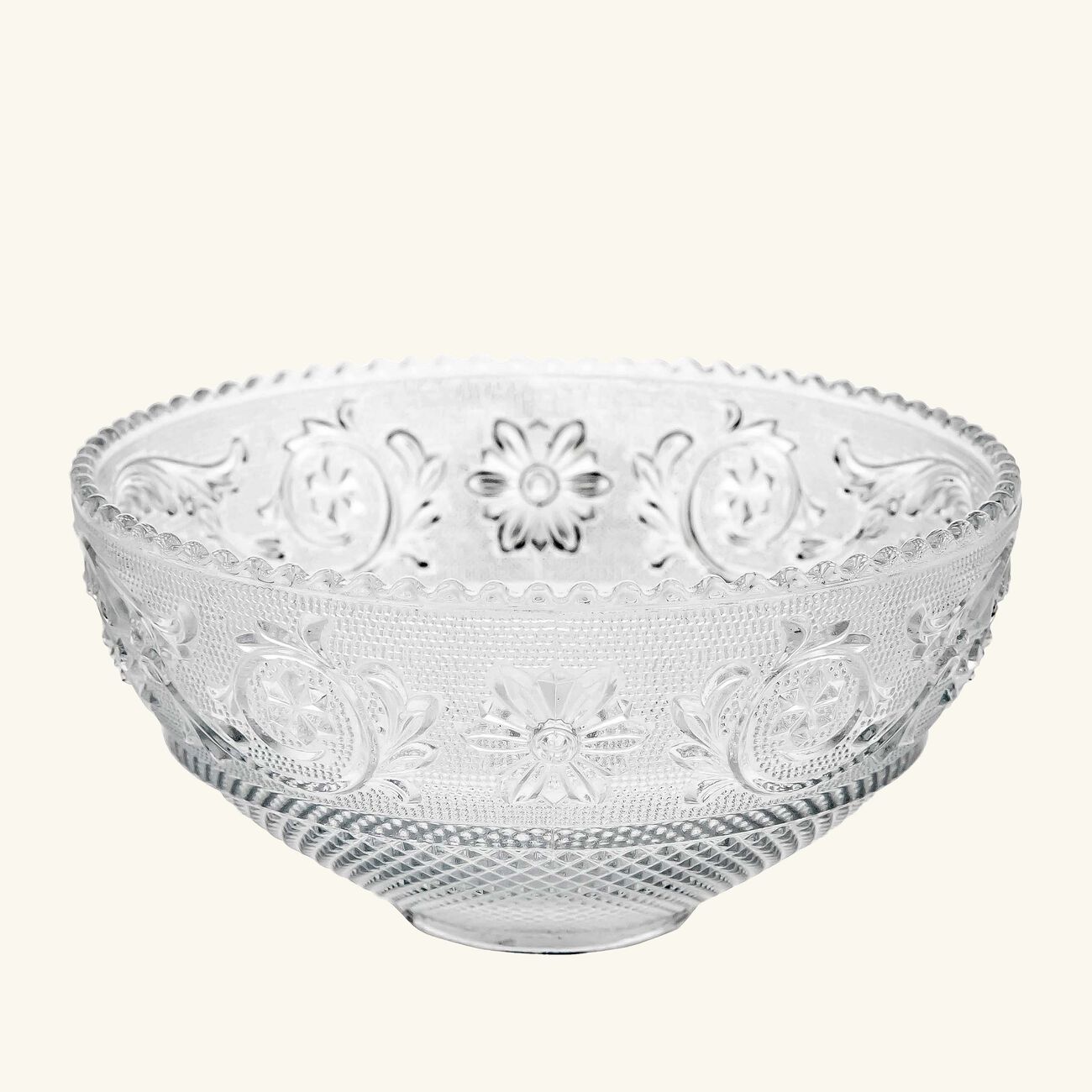 باكارا وعاء آرابيسك صغير شفاف