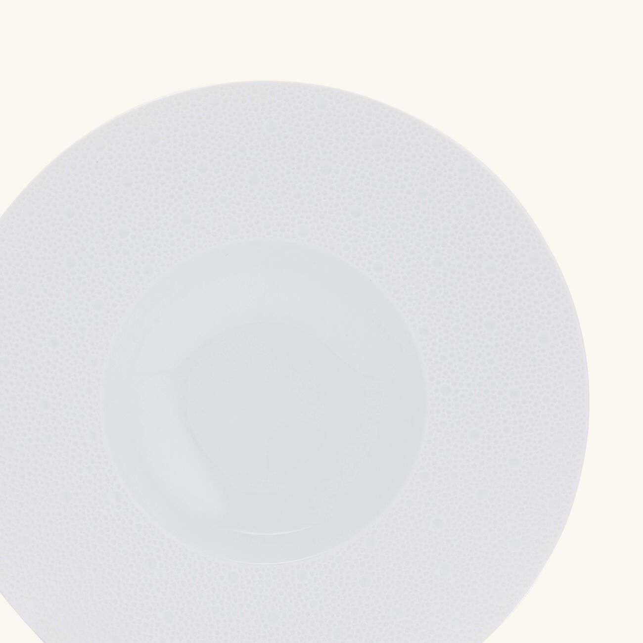 Ecume Soup Plate Round White 27cm bernardaud ecume soup plate round white 27cm