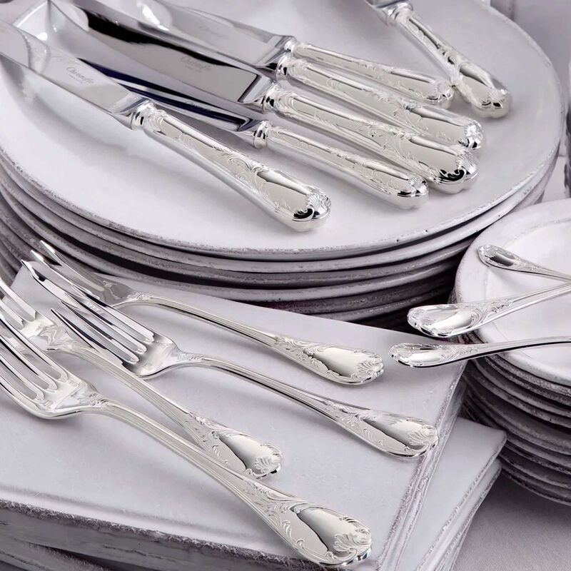 Marly Flatware Set 36 pieces Silver Plated christofle marly flatware set 36 pieces silver plated