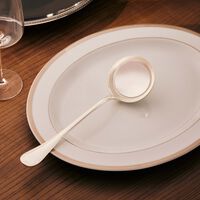 Malmaison Soup Ladle Silver Plated christofle malmaison soup ladle silver plated
