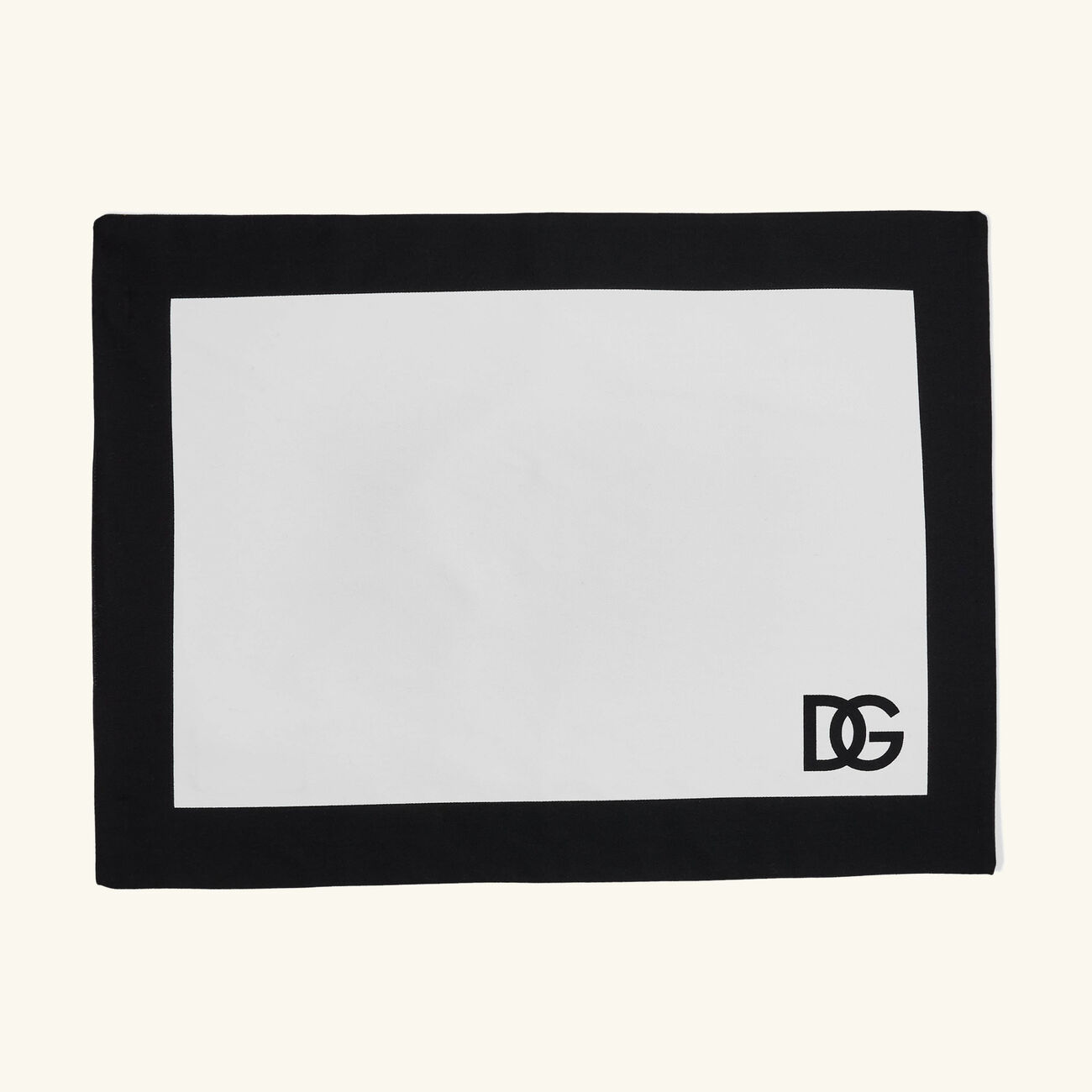 DG Logo Placemat and Napkin Set Red Set Of 2 dolce gabbana casa dg logo placemat and napkin set red set of 2