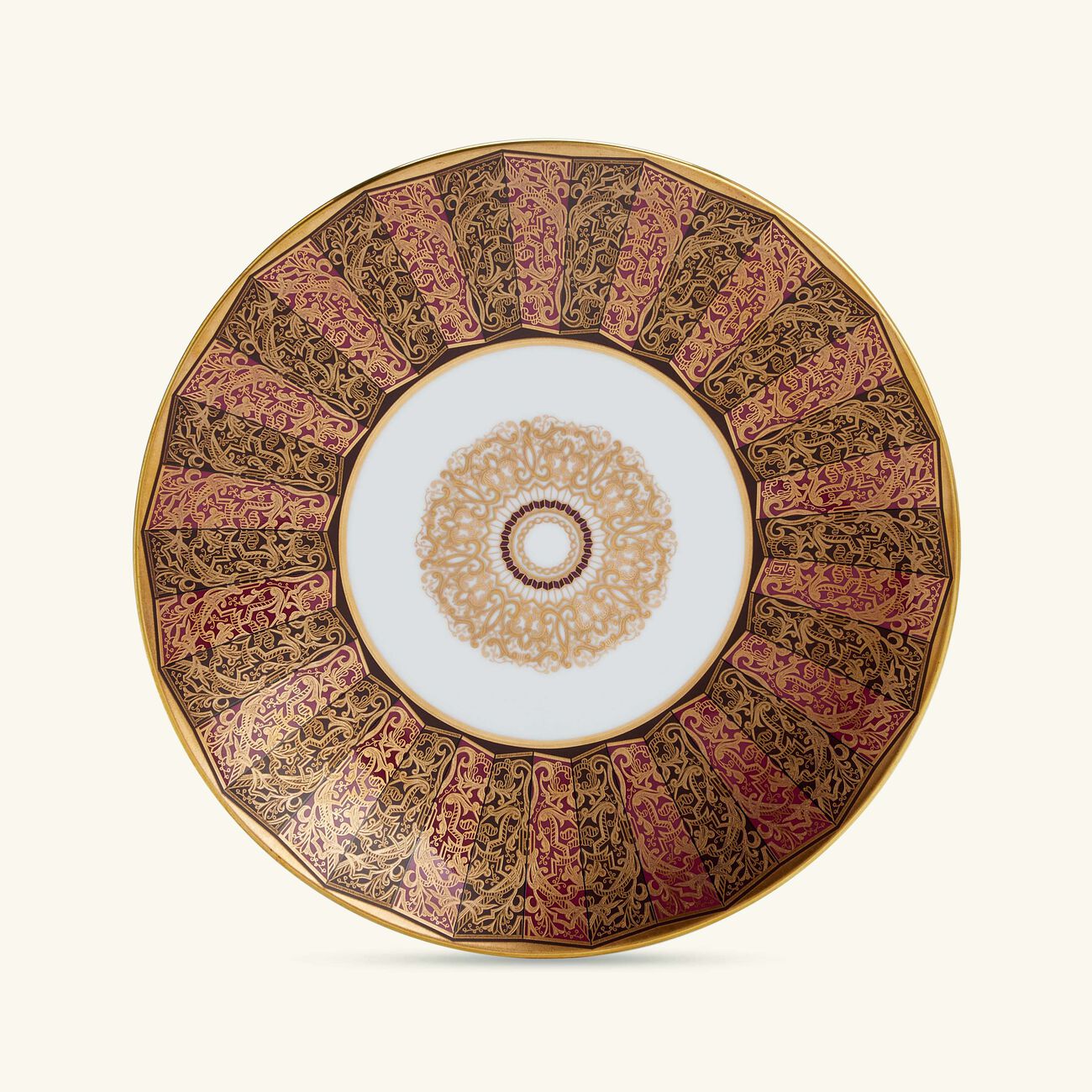Eventail Dinner Plate Round Gold 21cm bernardaud eventail dinner plate round gold 21cm