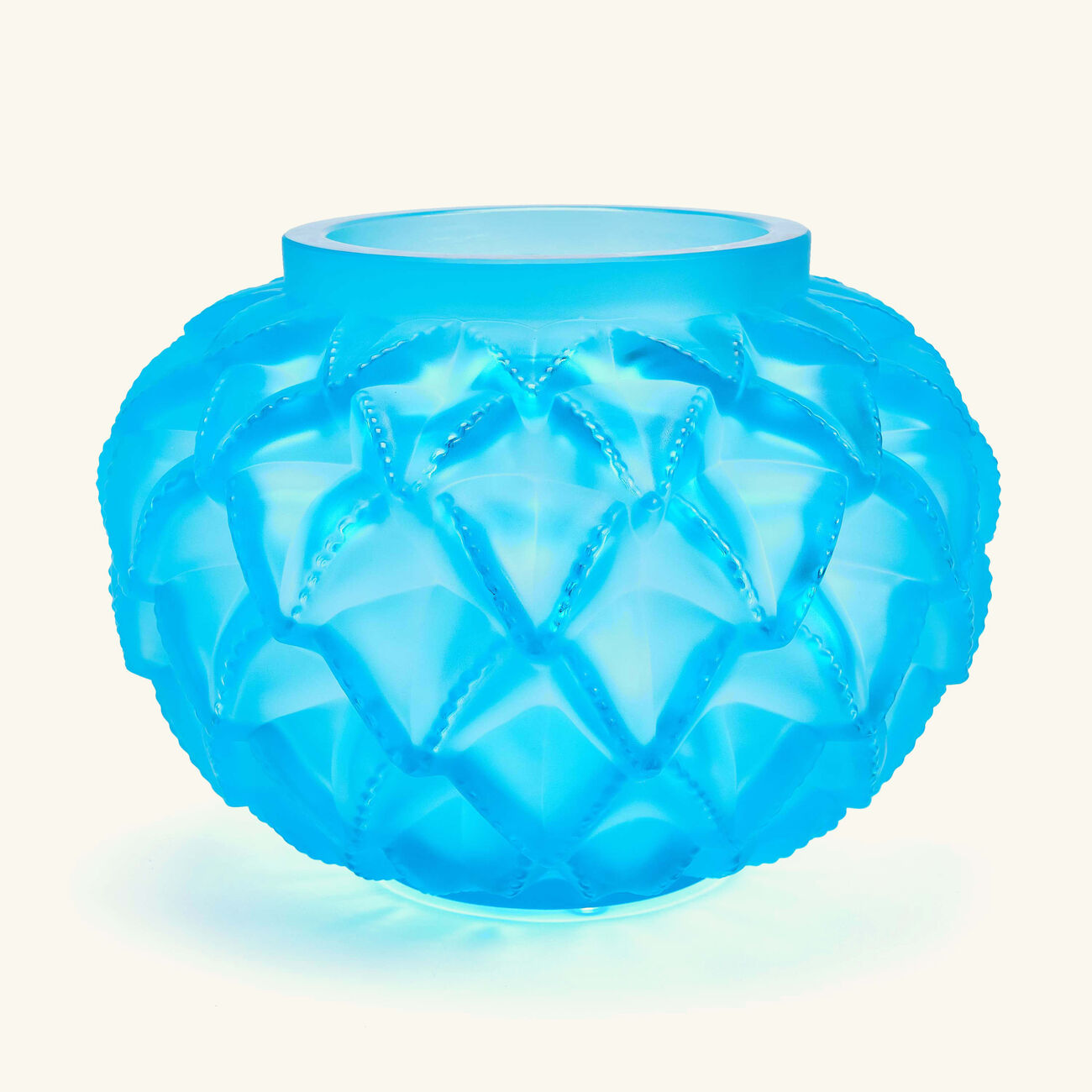 Languedoc Vase Small Blue lalique languedoc vase small blue