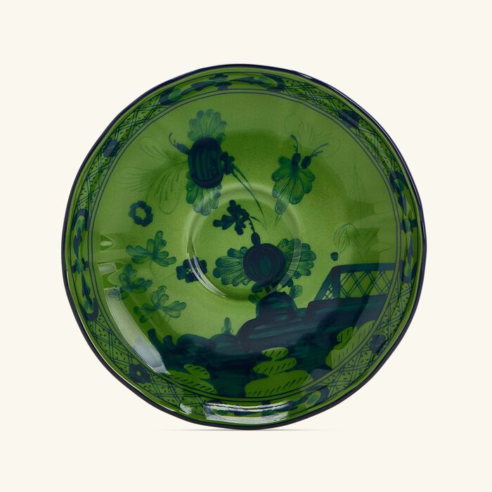 جينوري 1735 صحن القهوة أنتيكو دوتشيا أخضر