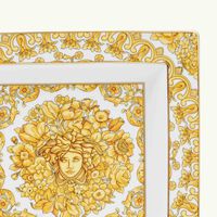versace medusa rhapsody trinket tray square small gold