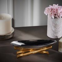 Bamboo Evoca Boat Small Stainless Steel l objet bamboo evoca boat small stainless steel