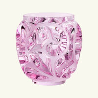 Tourbillons Vase Extra Large Pink lalique tourbillons vase extra large pink