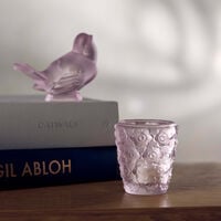 Anemones Votive Mini Pink lalique anemones votive mini pink