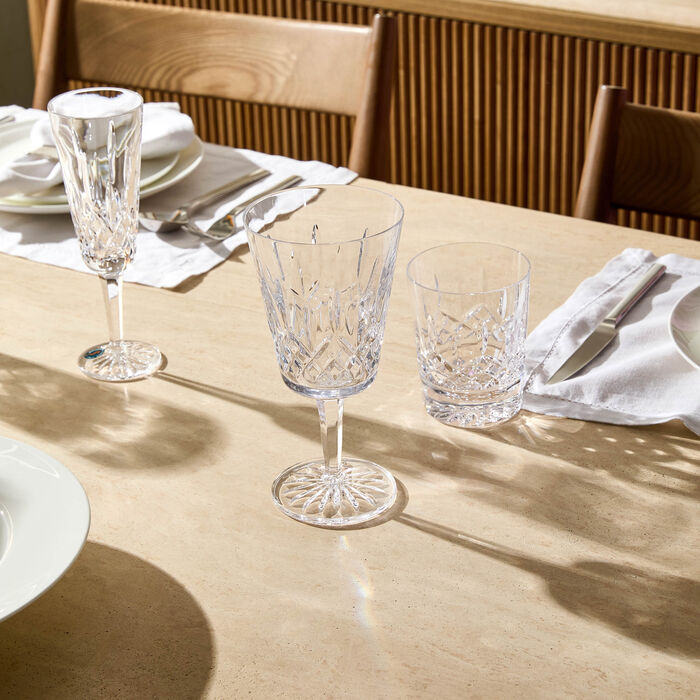 Lismore Drinking Glass Medium Clear Set Of 2 waterford lismore drinking glass medium clear set of 2