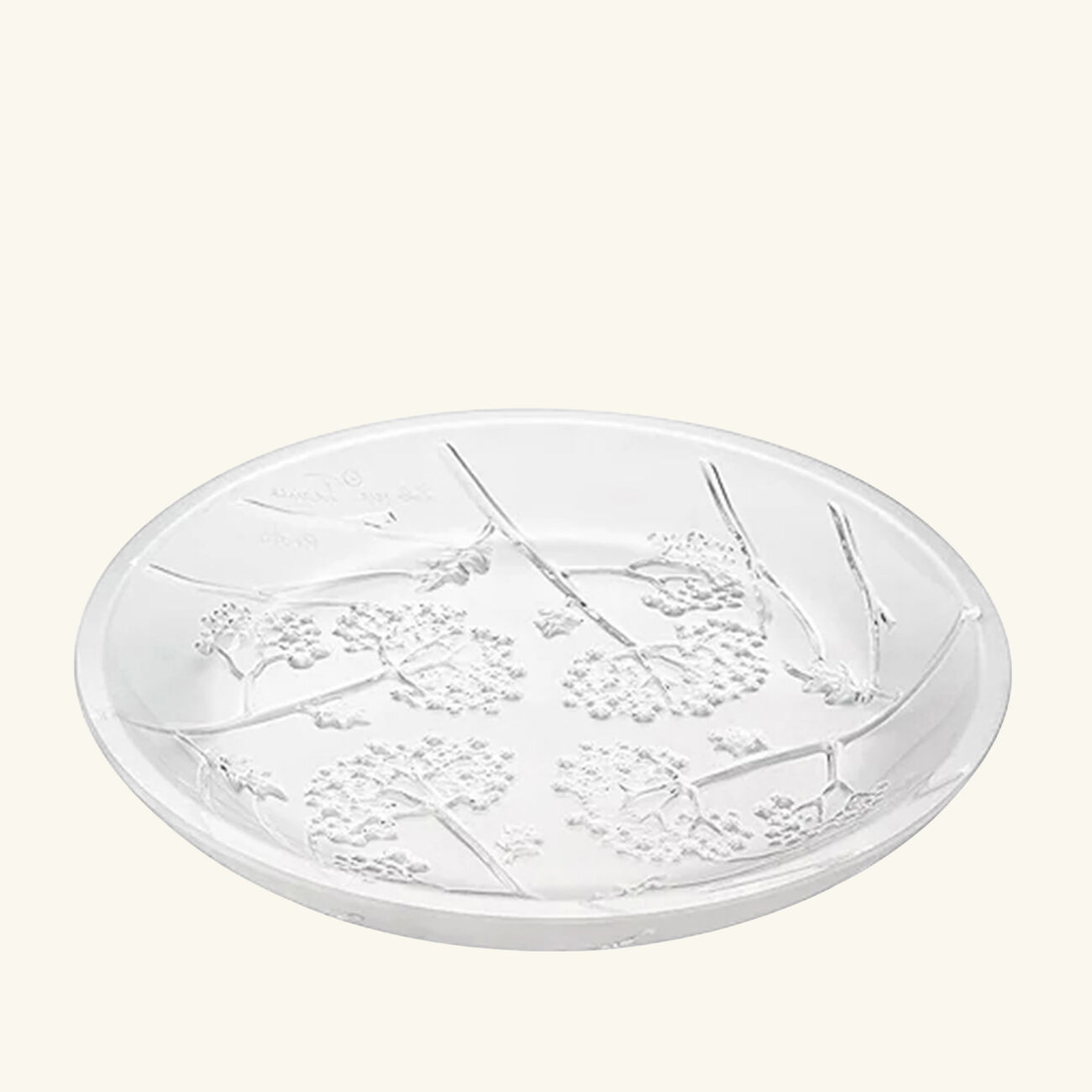 Ombelles Flat Bowl Clear 12cm lalique ombelles flat bowl clear 12cm