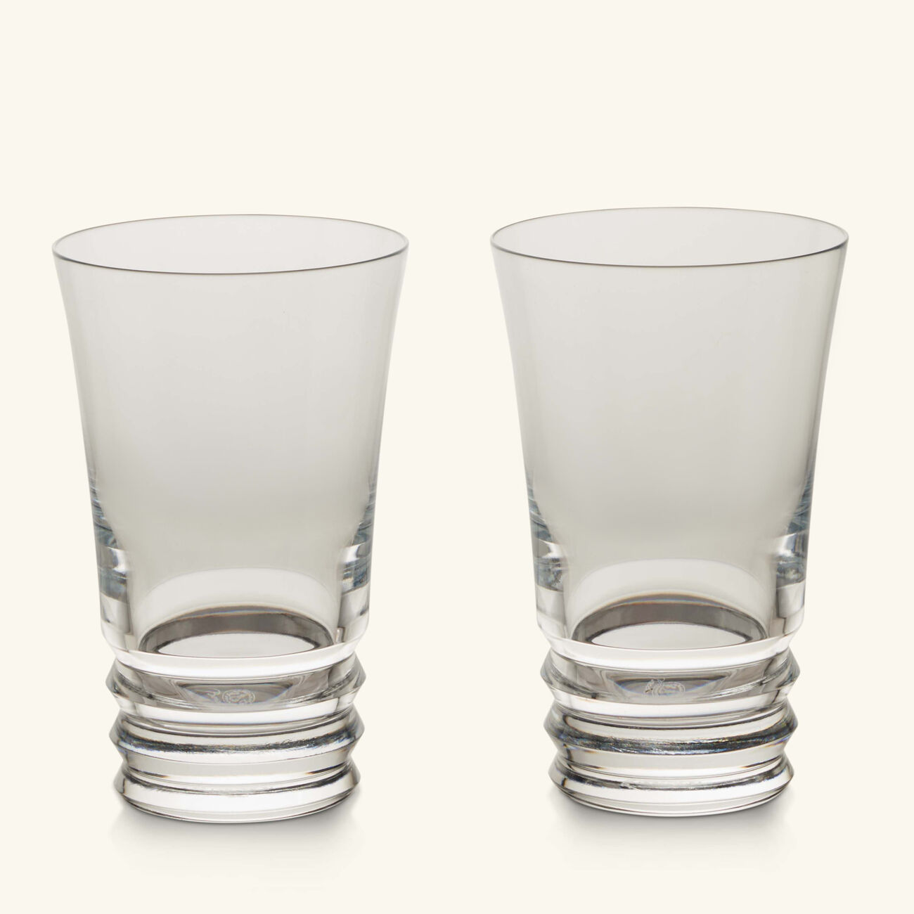 baccarat vega drinking glass clear set of 2