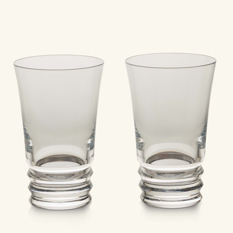 baccarat vega drinking glass clear set of 2