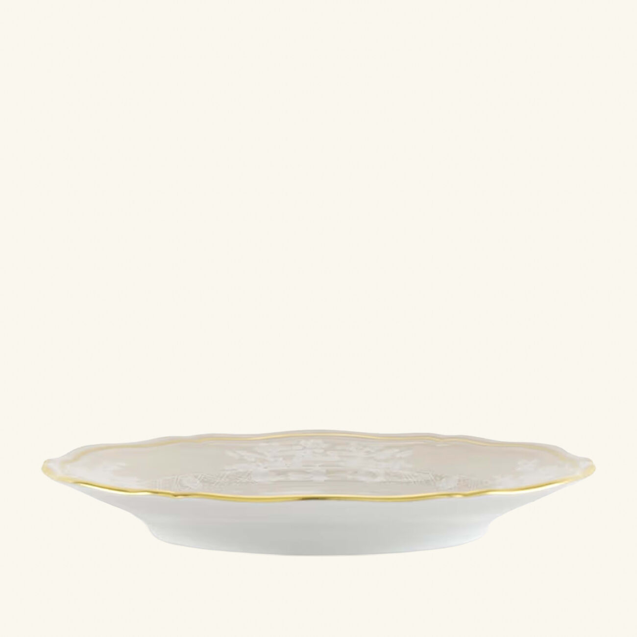 Oriente Italiano Mergina Bread Plate Round Beige 17cm ginori 1763 oriente italiano mergina bread plate round beige 17cm