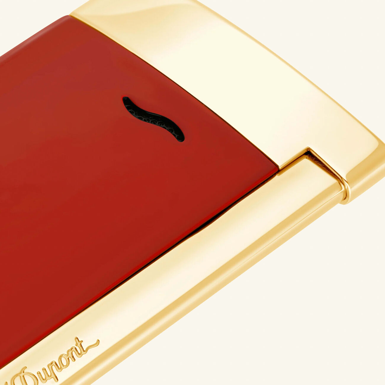 Slim-7 Laquered Lighter Red st dupont slim 7 laquered lighter red