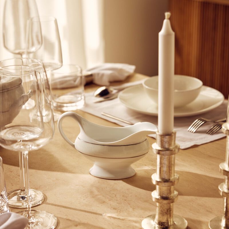 Dune Gravy Boat White bernardaud dune gravy boat white