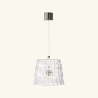 baccarat tuile de cristal chandelier small