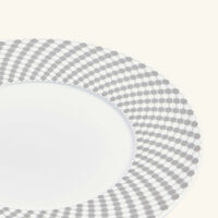 Madison 6 Dessert Plate Round Grey 21cm christofle madison 6 dessert plate round grey 21cm