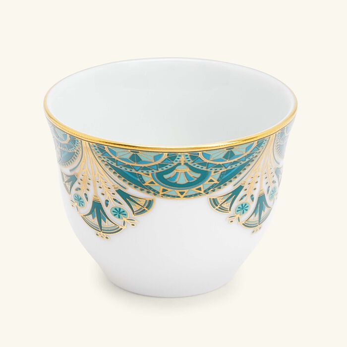 Rêves Du Nil Arabic Coffee Cup Green Set Of 6 haviland r ves du nil arabic coffee cup green set of 6