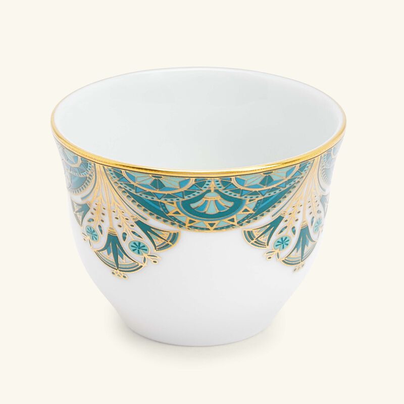 Rêves Du Nil Arabic Coffee Cup Green Set Of 6 haviland r ves du nil arabic coffee cup green set of 6