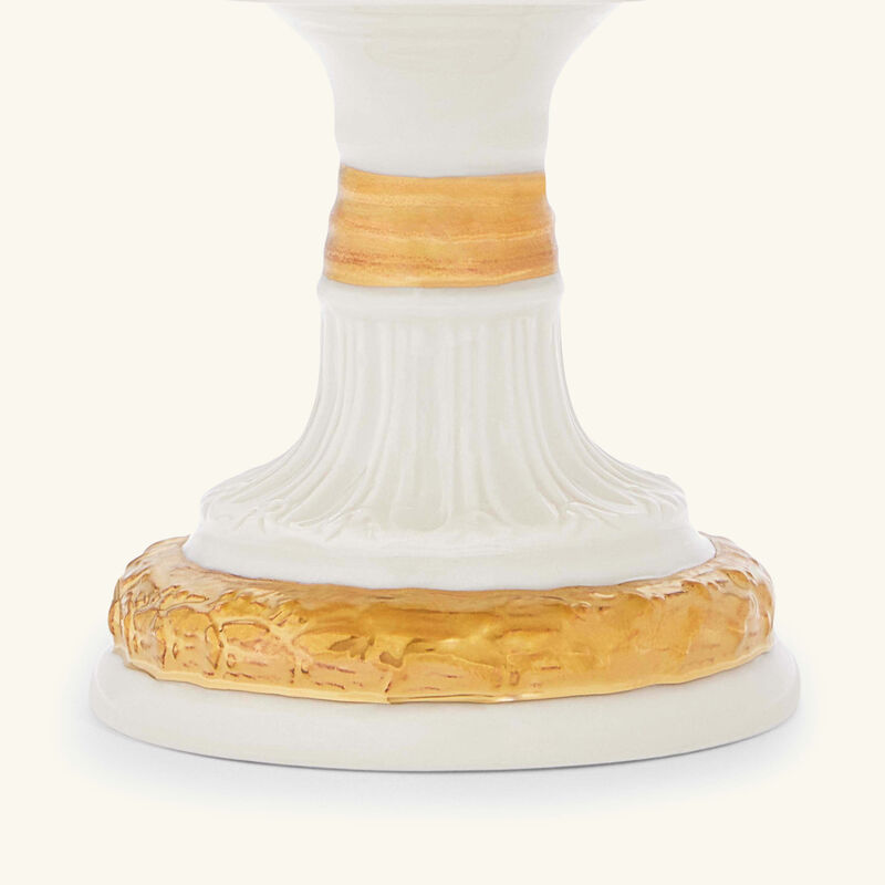 Taormina Footed Bowl White villari taormina footed bowl white