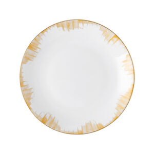 Iris Gold Coupe Dinner Plate, medium