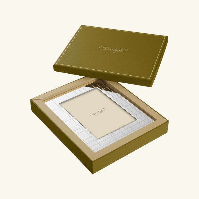 christofle graphik picture frame stainless steel 13x18cm
