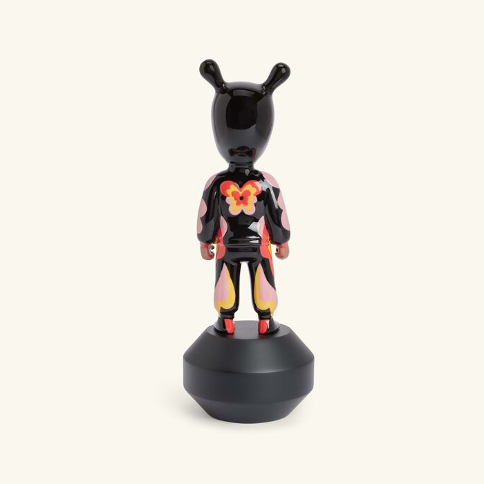 لادرو منحوتة ذا غيست باي جايد صغيرة بنفسجي وبني