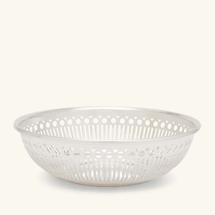 Albi Bread Basket Silver Plated 17cm christofle albi bread basket silver plated 17cm