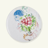 bernardaud marc chagall plate round gift box set of 6