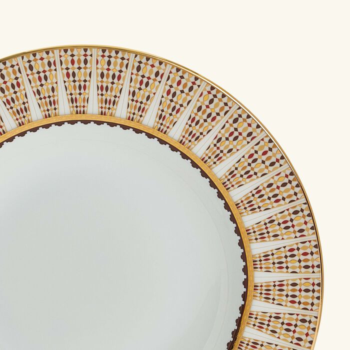 haviland cavalier royal soup plate round gold 23cm set of 2