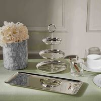 christofle silver time serving tray rectangular medium silver plated